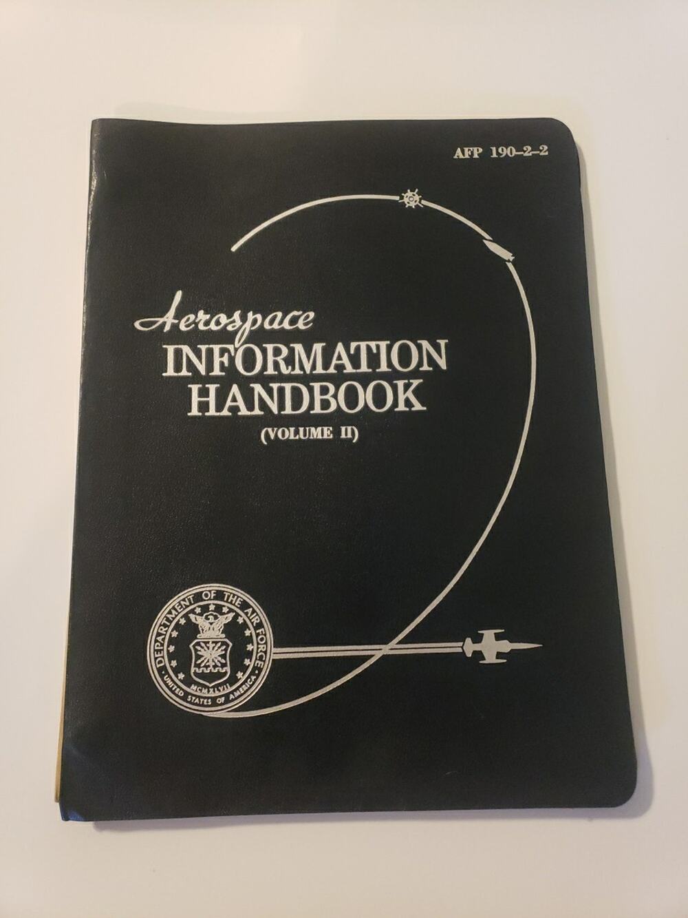 1960s Rare Air Force Aerospace Information Handbook Vol. 2 AFP 1963 60s Military